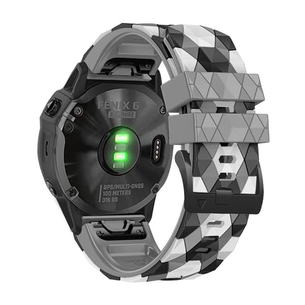 INF Silikonklokkerem for Garmin Fenix 3/5X/6X/7X/Descent MK1 26 mm