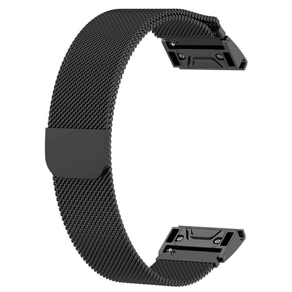 Milanese klockarmband Garmin MARQ Golfer - Svart