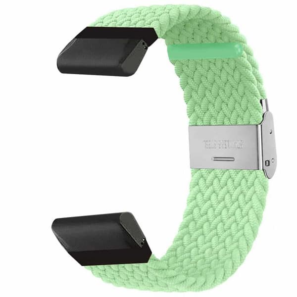 Flätat klockarmband Garmin MARQ Driver - Pistachio