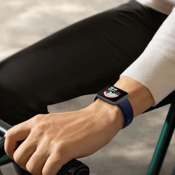 AVIZAR Sportarmband - Xiaomi Redmi Watch och Mi Watch Lite - Midnattsblå Soft-touch silikon - Blandat