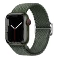 Miniatyrbild 1 av 4: Armband för Apple Watch - AVIZAR - Andningsbar flätad nylon - Khakigrön