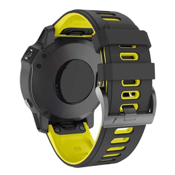 Twin Sport Armband Garmin Fenix 3 HR - Svart/gul