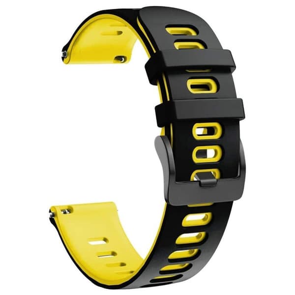 Twin klokkereim Garmin Fenix 5 - Sort/gul