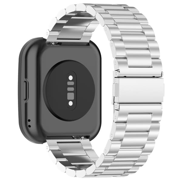 INF Ruostumattomasta teräksestä valmistettu rannekellohihna Huami Amazfit GTR Mini 20mm Hopea