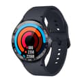 Pikkukuva 3 / 4: INF Musta kellon kehys valkoisella kirjaimilla Yhteensopiva Samsung Watch 6:n kanssa