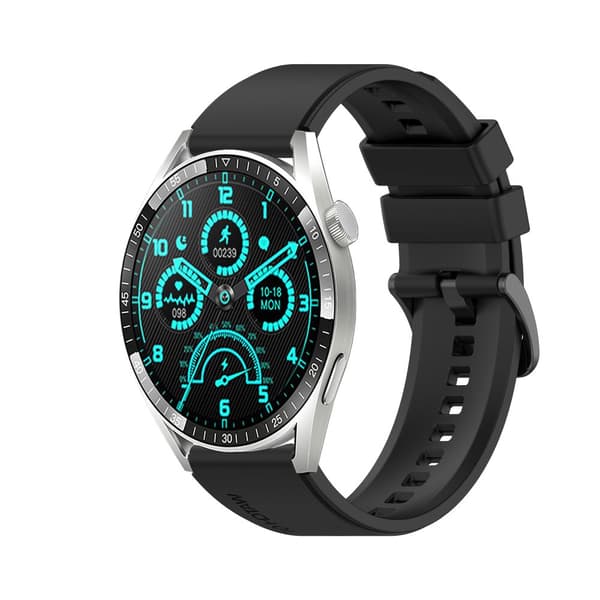 INF Urrem 20 mm Garmin/Huawei/Samsung Galaxy Watch Sort
