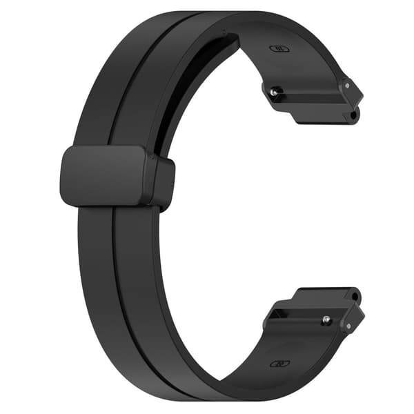 INF Silikoninen kaksisävyinen rannekellohihna Garmin Forerunner -kelloon MustaGarmin Forerunner 220/230/235/620/630/735