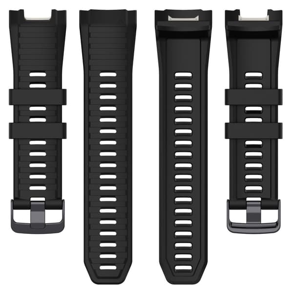 INF Silikonarmbånd for klokkerem for Garmin Instinct 2X Sort