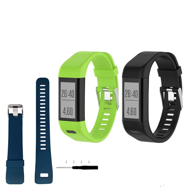 INF Urrem i silikone BlåGarmin Vivosmart HR+