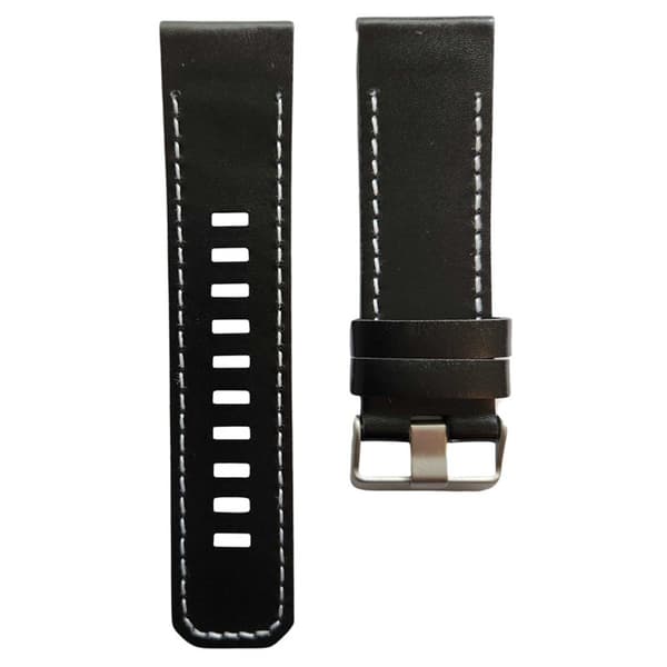 Läder klockarmband pin Garmin Quatix 7X - Svart