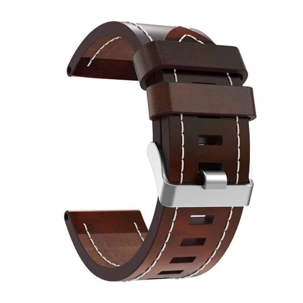 Læder urrem pin Garmin Quatix 7X - Brun