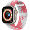 Miniatyrbillede 1 af 2: Flettet Urrem Apple Watch Ultra (49mm) - Pinkwhite