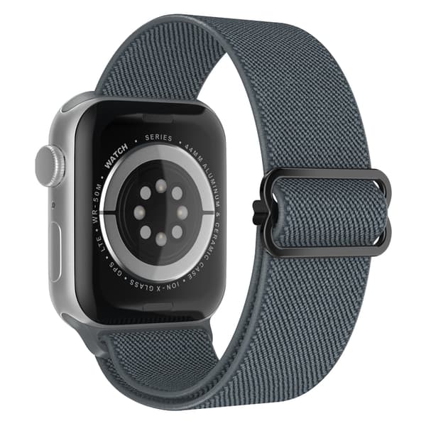 Apple Watch kompatibelt Nylon-armband GRÅ 42/44/45 mm