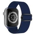 Miniatyrbild 1 av 4: Apple Watch kompatibelt Nylon-armband MÖRKBLÅ  42/44/45 mm