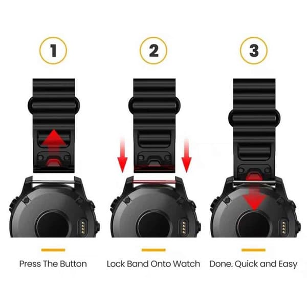 Ocean klokkereim Garmin Quatix 7X - Hvit