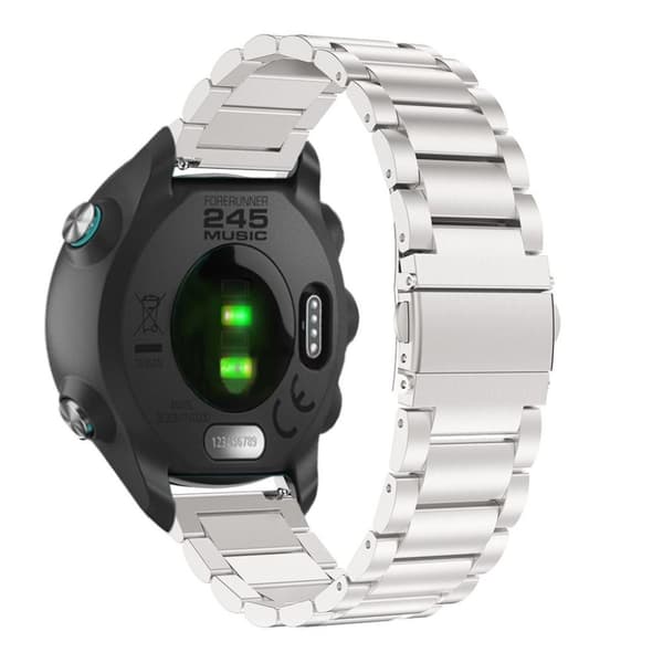 Garmin Forerunner 245 Klockarmband i rostfritt stål - Silver