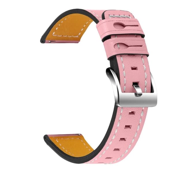 Garmin VivoActive 3/VivoActive 3 Music/Venu Klockarmband i läder- Rosa