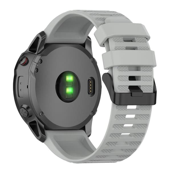 Garmin Forerunner 935/945/Fenix 6 Klockarmband i silikon - Grå
