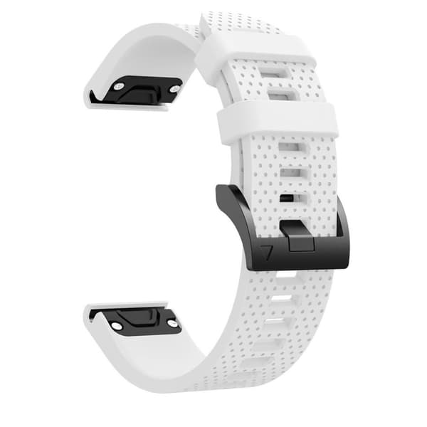 Garmin Fenix 6S/5S/6S Pro/5S Plus Klockarmband i silikon - Vit