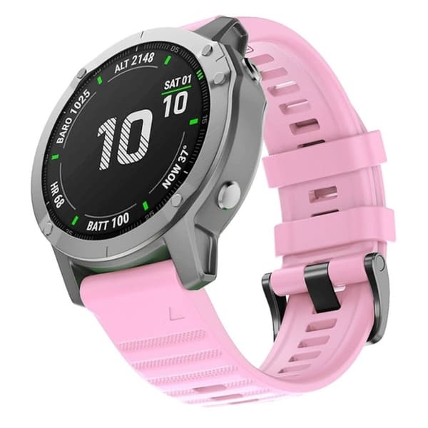 Garmin Fenix 7 Klockarmband i Silikon - Rosa