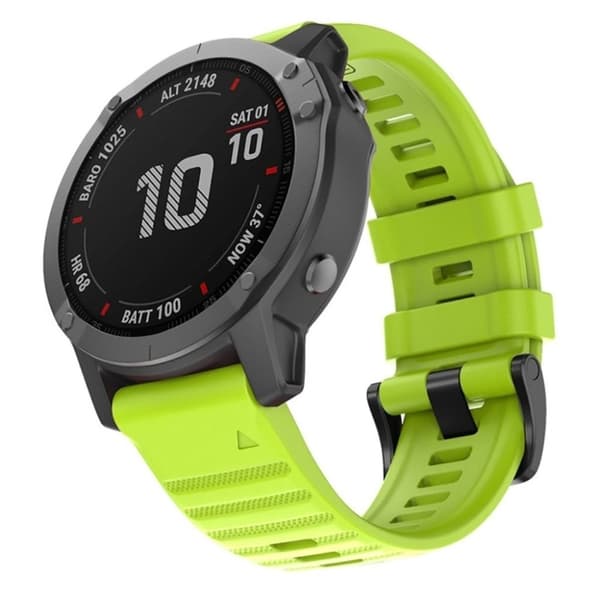 Garmin Fenix 7X Klockarmband i silikon - Grön