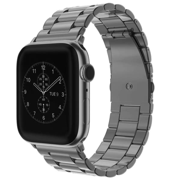 Apple Watch Ultra/Ultra 2 49mm etc Klockarmband i Rostfritt stål - Grå