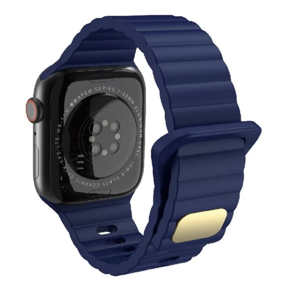 Apple Watch Ultra/Ultra 2 49mm etc Klockarmband i Silikon - Blå