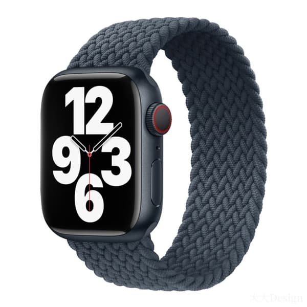 Apple Watch Ultra/Ultra 2 49mm etc Klockarmband i Nylon - Blå