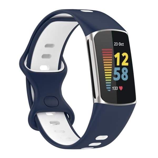 Modernt Fitbit Charge 5 band - Mellanblått