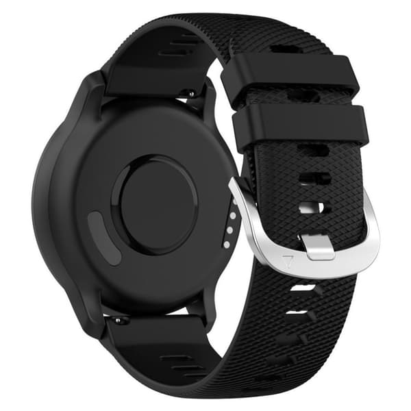 Garmin VivoMove/Venu/VivoActive/Forerunner etc. Klockarmband i silikon - Svart