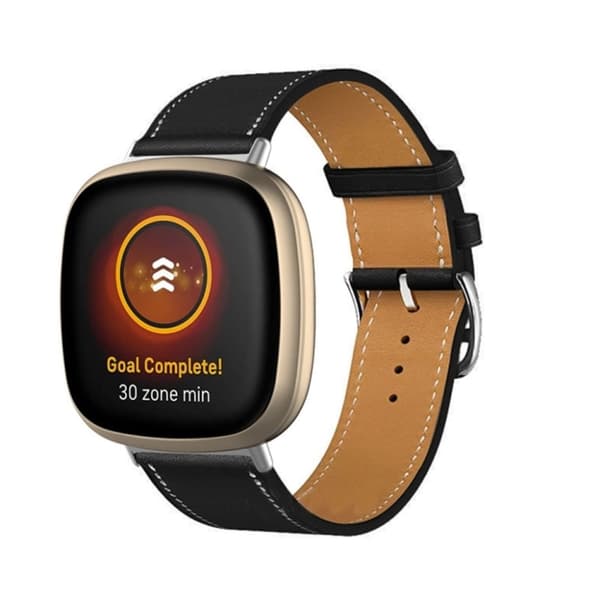 Justerbart Fitbit Versa 4 etc. band - Svart
