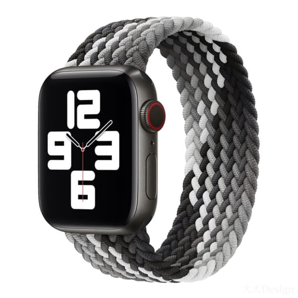 Apple Watch Ultra/Ultra 2 49mm etc Klockarmband i Nylon - Svart