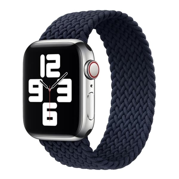 Apple Watch 7/8/9 41mm etc Klockarmband i Nylon - Grå