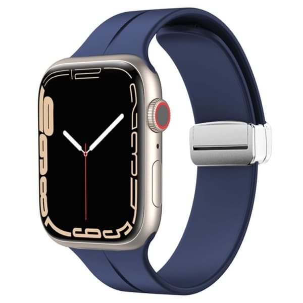 Apple Watch 7/8/9 41mm etc Justerbart Klockarmband - Blå