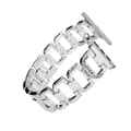 Miniatyrbillede 1 af 4: INF Smart urrem D-formet diamanturrem med urramme til Fitbit Blaze