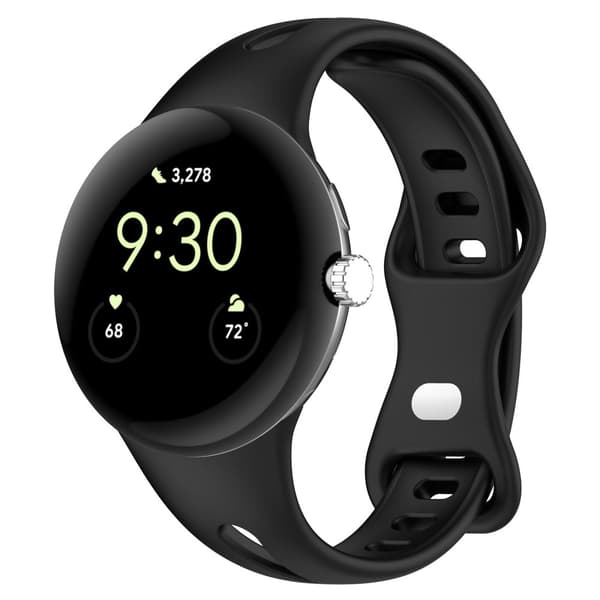 INF Slank, myk silikon sportsklokkerem som er kompatibel med Google Pixel Watch 1/2