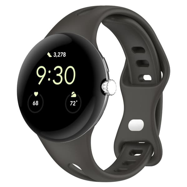 INF Slank, myk silikon sportsklokkerem som er kompatibel med Google Pixel Watch 1/2