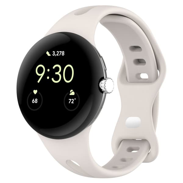 INF Slank, myk silikon sportsklokkerem som er kompatibel med Google Pixel Watch 1/2