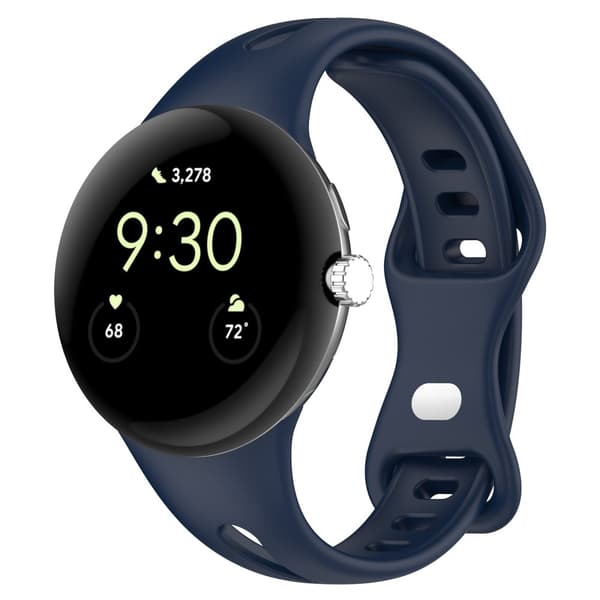 INF Slank, myk silikon sportsklokkerem som er kompatibel med Google Pixel Watch 1/2