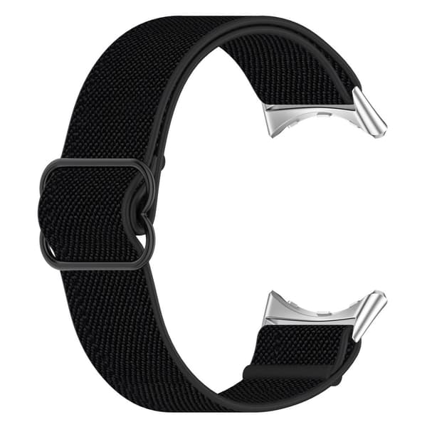 INF Stretchiga nylonband som är kompatibla med Google Pixel klockarmband Svart