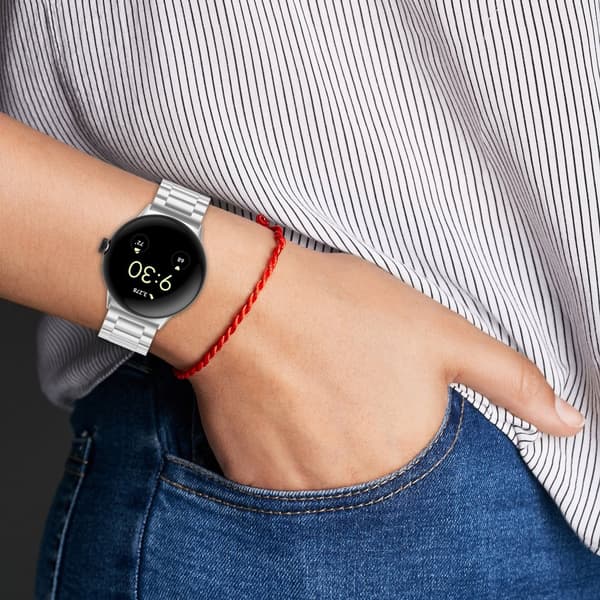 INF Solida metallband i rostfritt stål som är kompatibla med Google Pixel Watch 1/2