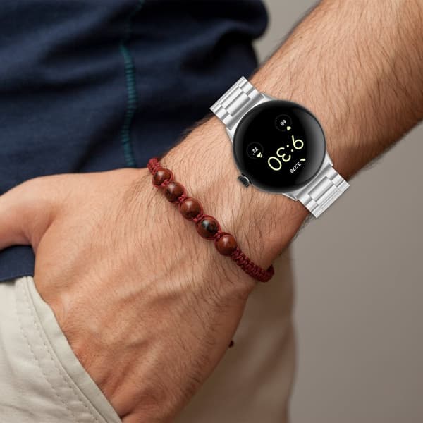 INF Solida metallband i rostfritt stål som är kompatibla med Google Pixel Watch 1/2