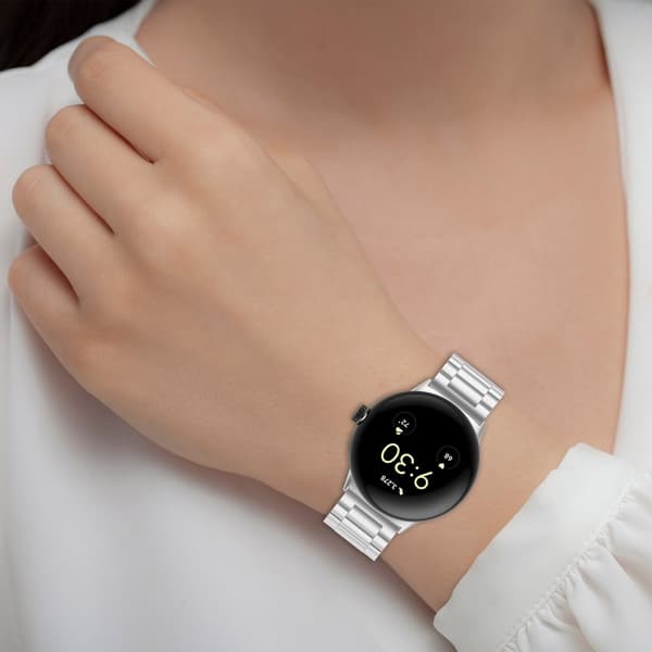 INF Solida metallband i rostfritt stål som är kompatibla med Google Pixel Watch 1/2