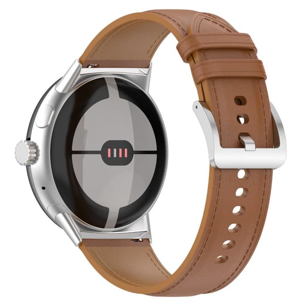 INF Klockarmband i äkta läder 20 mm Kompatibel med Google Pixel Watch 1/2
