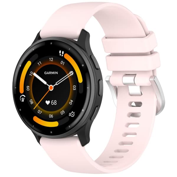 INF 18 mm urrem til Garmin Venu 3S/Forerunner 265S/255S/255S Music/Vivomove 3S Lyserød