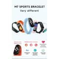 Miniatyrbild 3 av 4: Black-M7 Smart Watch för män och kvinnor, Fitness Tracker, Puls- och Blodtrycksmätare