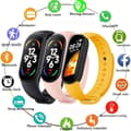 Miniatyrbild 2 av 4: Black-M7 Smart Watch för män och kvinnor, Fitness Tracker, Puls- och Blodtrycksmätare