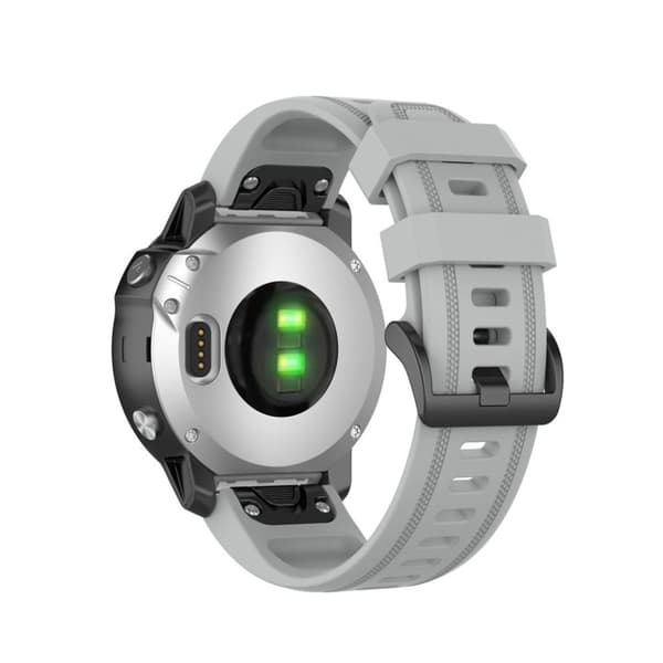 Garmin Fenix 7S/6S/6S Pro/5S/5S Plus Klockarmband i silikon - Grå