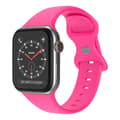 Miniatyrbild 1 av 5: Apple Watch kompatibelt Armband Silikon CERISE 42/44/45/49 mm