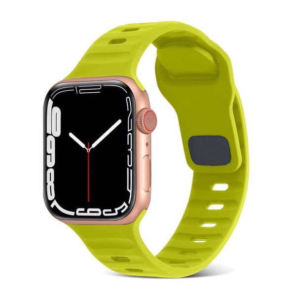 Apple Watch kompatibelt Armband SPORT Silikon NEONGRÖN 38/40/41mm